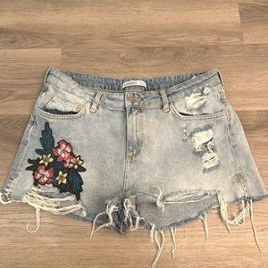 Zara Basic Denim Shorts